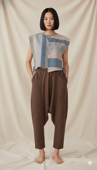 Artisanal Hmong-Style Handcrafted Pants