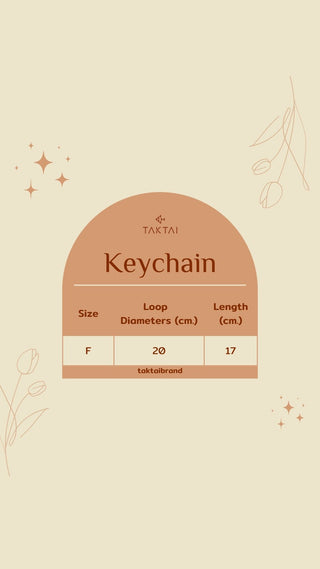 Tail Macrame Keychain Handmade-TAKTAI