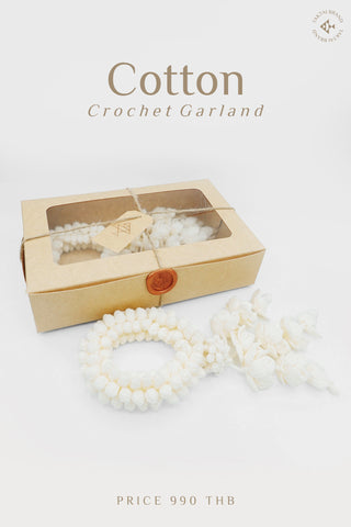 Cotton Crochet Garland Handmade-TAKTAI - TAKTAI